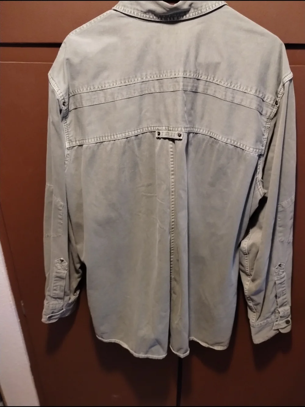Levi's Vintage Olive Green Cotton Utility Shirt Jacket - Picture 7 of 8
